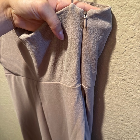 Birdy Grey One-Shoulder Kira Dress in Taupe - Picture 8 of 8